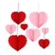 thumbnail image 3 of 8 Adornos De Corazón Para Colgar En La Puerta, Color Rojo Y Rosa., 3 of 5