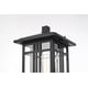 thumbnail image 4 of Lámpara de Poste Exterior Elegant Lighting Harley 15 Negra, 4 of 6