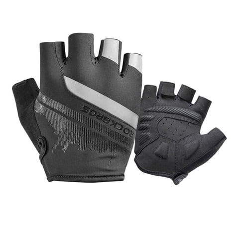 Guantes Para Ciclismo Dedos Cortos Rockbros S247 - Talla M