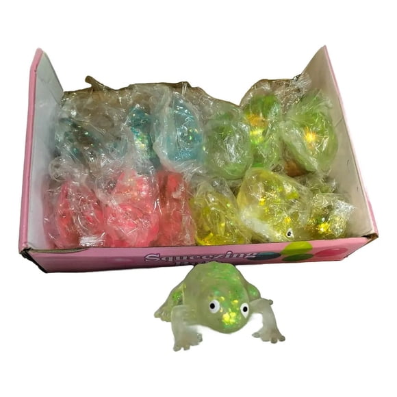 Squishy de Rana de Silcona Pack de 12 Unidades