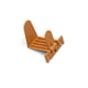 thumbnail image 1 of Guía para puerta corrediza B&B Molders 94159, compatible con puertas de 3,5 cm, 1 of 1