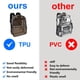 thumbnail image 4 of Mochila Neurora Clear Heavy Duty TPU transparente negra, 4 of 6