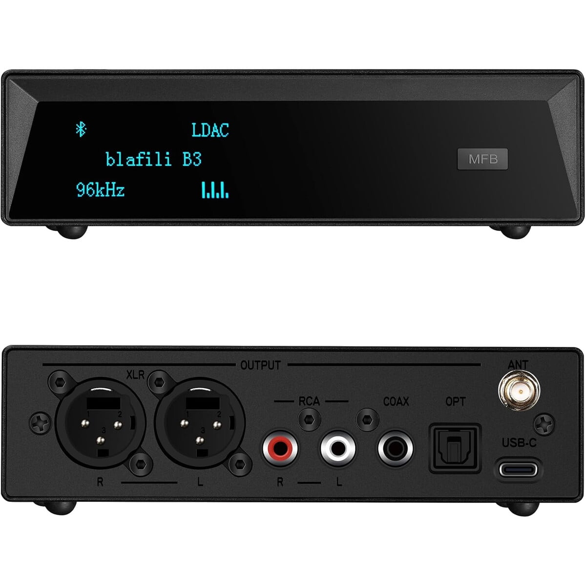 Receptor Bluetooth Blafili B3 Xlr Ldac Aptx Usb Dac