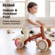 thumbnail image 5 of Bicicleta de equilibrio SKIDEE para niños, 4 ruedas con luces LED – Rojo turbo, 5 of 7