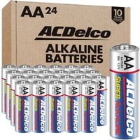 Batería Acdelco Doble Aa De 1,5 V, Paquete De 24 Unidades, Superalcalinas Powermax