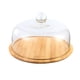 thumbnail image 1 of Cubierta De Vidrio Nórdico Bandeja De Servicio Cúpula Cloche Almacenamiento Soporte Para Pasteles Plato Para Pan, 1 of 3