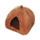 thumbnail image 5 of Cama Cueva De Felpa Cama Para Mascotas Cama Para Dormir Para Conejos Animales Pequeños Gatito Cachorro Marrón S, 5 of 5