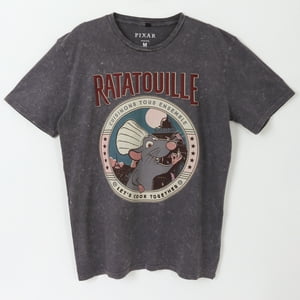 Polera Manga Corta Adulto Acero Remy Pixar Disney