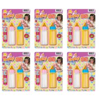 Juego De Biberones Para Muñecas Ja-Ru Magic Milk & Juice, 2 Botellas