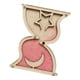 thumbnail image 2 of Accesorio De Tablero Ocupado De Madera Para Niños Pequeños, Enseñanza Temprana De Habilidades Prácticas, Reloj De Arena Rosa, 2 of 5
