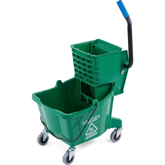 Cubo para mopa Carlisle FoodService de 26 litros con escurridor lateral