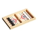 thumbnail image 1 of Juego De Hockey De Madera De Mesa Juego De Disco Rápido Portátil Para Cumpleaños Vacaciones Familiares S Rojo Con 10 Ajedrez, 1 of 5