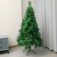 Geneerico - Árbol De Navidad 210Cm Pet Con Ramas De Pino, Montaje Rápido Verde