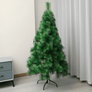 Geneerico - Árbol De Navidad 210Cm Pet Con Ramas De Pino, Montaje Rápido Verde