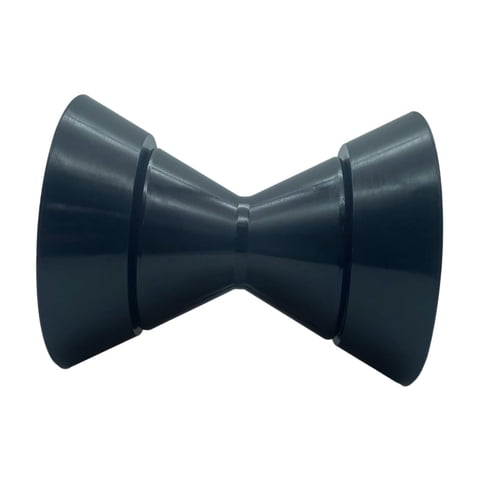 Magideal - Rodillo Para Remolque De Barco, Piezas De Remolque De 4 Pulgadas, Rodillo De Tope De Proa Para Remolque De Barco, Reduce La Resistencia, Seguro, Fácil Negro