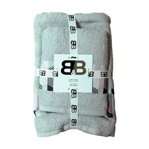 Juego De Dos Toallas Turcas Gris/Diseño B&B Kitchen - Ps