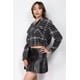 thumbnail image 5 of Chaqueta Casual Saronite Crop Negro/Blanco Mujer, 5 of 5