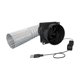 thumbnail image 4 of Extractor De Aire Para Invernadero Ventiladores Silenciosos Para Ventana Oficina Lavadero Ventilador Doble Tubo De 6m, 4 of 5