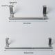 thumbnail image 3 of Maximize Your Space with our Stainless Steel Retractable Hanger - Perfect for Bathroom and Kitchen Use!, 3 of 4