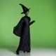 thumbnail image 2 of Disfraz de Wicked Elphaba para niñas con capa y sombrero, 4, 2 of 3