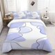 thumbnail image 1 of 3pcs Abstract Line Soft Color Art Pattern Three-Piece Set Soft And Comfortable bedding, 1 of 5