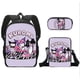 thumbnail image 1 of Lovely Kuromi 3Pcs/Set Capacity Shoulder Bags Kawaii Primary Girls School Bags Lightweight Cartoon Backpacks Meal Bag Plush Doll, 1 of 3
