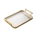 thumbnail image 3 of Organizador De Baño De Bandeja Decorativa Con Asas Para Baño De Mesa De Hotel Dorado, 3 of 3