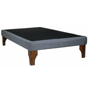 Bloccare - Base De Cama 1.5 Plaza De 190 Cm - Con Patas De Madera 24 Cm