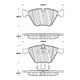 thumbnail image 2 of Pastillas Freno para auto BMW 528xi 2003-2010 Delantero, 2 of 5