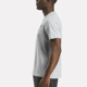 thumbnail image 2 of Polera Hombre Reebok Deportiva Algodón Logo Frontal Gris Melange, 2 of 5