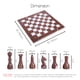 thumbnail image 3 of Juego de ajedrez Marble Hives Marina & White Ziarat 38 x 38 cm con tablero, 3 of 7