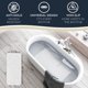 thumbnail image 2 of Alfombra de baño Homerella® antideslizante, resistente al moho, 90 x 40 cm, con ganchos, 2 of 7