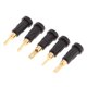 thumbnail image 3 of 5 Uds., 2mm, Montaje En Panel De Seguridad Banana, Toma De Poste De Enlace De Prueba, 30-60V, 10A, Negro, 3 of 5