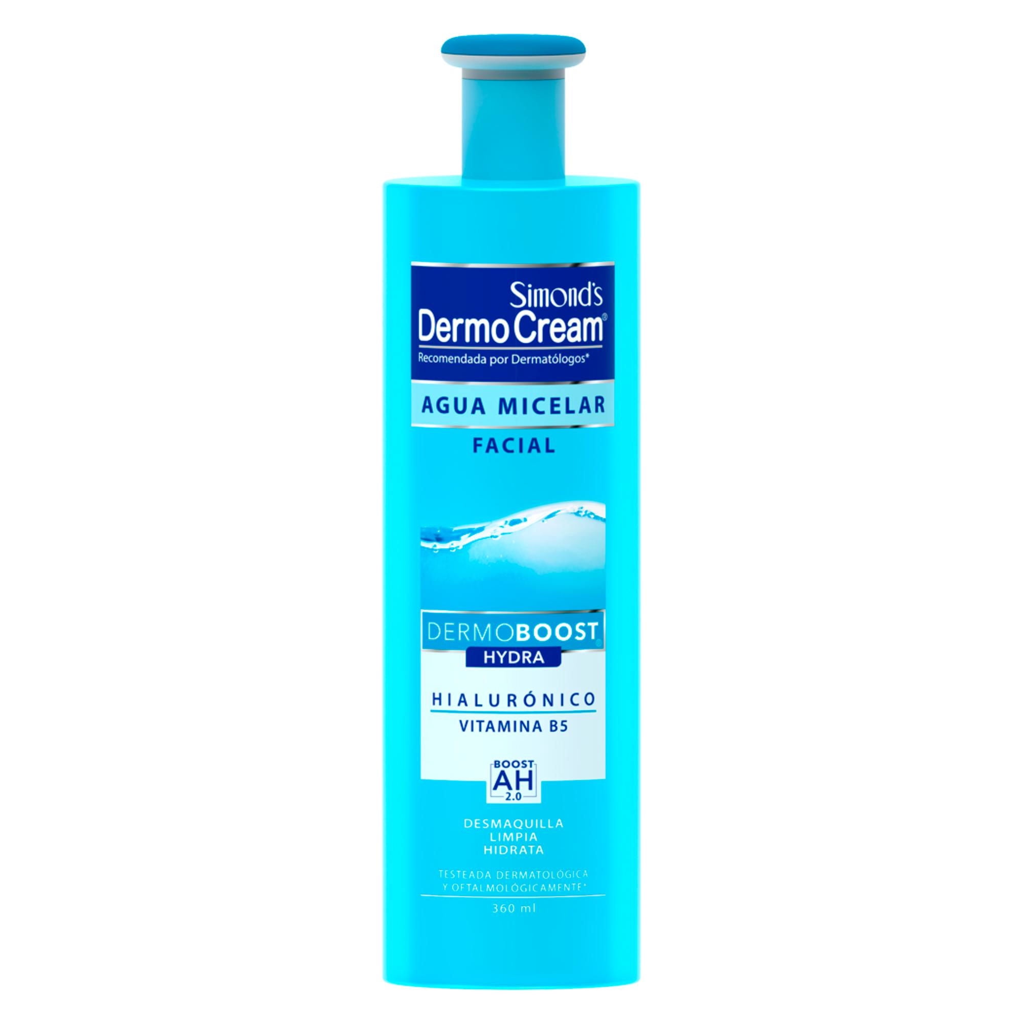 Agua Micelar Facial Simond’s Dermocream Hialuronico Vitamina B5 Dermoboost Hydra