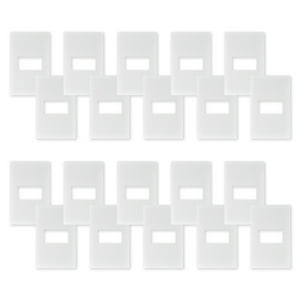 Want - Pack 20 Placas Simple Con Soporte Metálico - Blanco