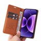 thumbnail image 5 of Funda Billetera de Cuero para Xiaomi 17 Pro con Tarjetero y Soporte - Tapa Magnética Marrón, 5 of 5