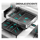 thumbnail image 5 of Secaplatos Belug Escurridor Secador De Loza Extendible Acero Inox Negro plata, 5 of 5