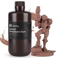 Impresora 3D De Resina Elegoo 8K, Fotopolímero Estándar, 1L, Arcilla Roja