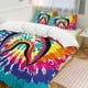 thumbnail image 1 of Tie Dye Rainbow Bape Shake Camo Comforter Set Soft 3 Pcs Twin Bedding Sets Thicken for All Season, 1 of 5
