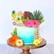 thumbnail image 3 of Decoración para tartas con forma de flor hawaiana, 13 unidades, para fiestas, 3 of 7