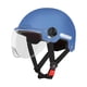 thumbnail image 3 of Casco De Motocicleta Ligero Cómodo Transpirable Verano Media Cara Azul, 3 of 5