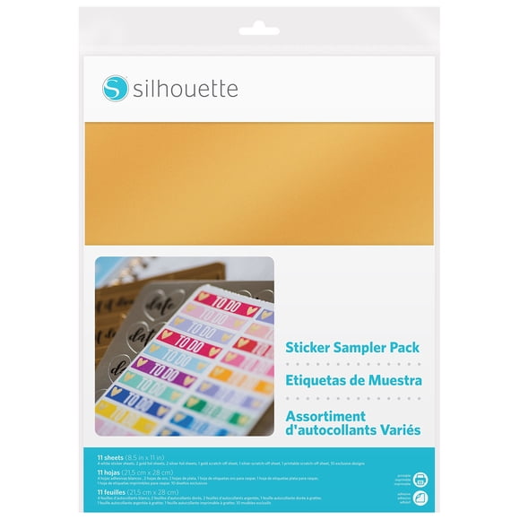 Paquete Muestra de Stickers Silhouette America 11 Hojas