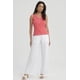 thumbnail image 2 of Polera Mujer Botones Pata Lisa Coral, 2 of 8