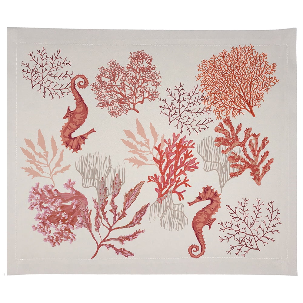 Tuyo Print - Set 4 Individuales Impermeables Caballito De Mar