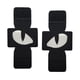 thumbnail image 2 of 1 Par De Parches De Ojos Que Brillan En La Oscuridad, Insignias De Apliques Tácticos Negros, 2 of 5