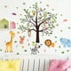 thumbnail image 5 of Pegatinas de pared con diseño de animales del bosque, árboles, ciervos y búhos, para habitación de bebé, habitación infantil, sala de estar, decoración de pared, 5 of 6