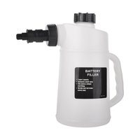 Magideal - Llenador De Batería De Coche, Sistema De Llenado De Batería De Fluidos Automotrices, Jarra Con Cierre Automático De Agua, Jarra De Botella De 2L Para