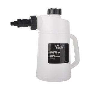 Magideal - Llenador De Batería De Coche, Sistema De Llenado De Batería De Fluidos Automotrices, Jarra Con Cierre Automático De Agua, Jarra De Botella De 2L Para
