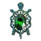 thumbnail image 3 of tortuga cristal broche tortuga rhinestone pin animal decorativo pin verde, 3 of 5