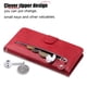 thumbnail image 4 of Funda con Cremallera para Xiaomi Redmi NOTE 10 4G, Carcasa Cartera de Cuero PU con Soporte y Tarjetero, 4 of 6